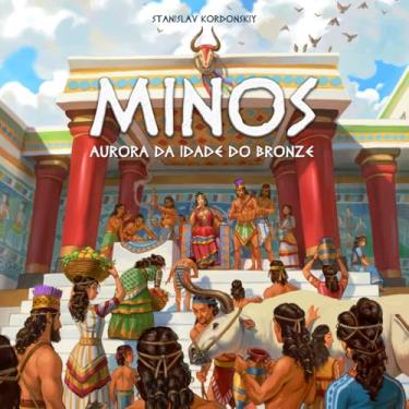 Imagem de Mosaico Jogos | Minos Aurora da Idade de Bronze | Jogo de Tabuleiro Euro | Um jogo estilo Civilização sobre a sociedade Minóica | 2 a 4 Jogadores - 90 a 150 Minutos