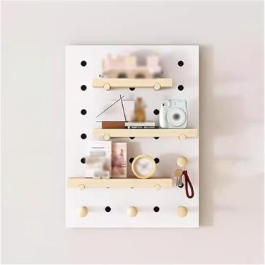 Imagem de Woode Pegboard, Kit De Pegboard Pael, Organizador De Parede Pegboard, Diy Armazenamento E Display Paels Para Organizador De Parede, White, 40x60cm