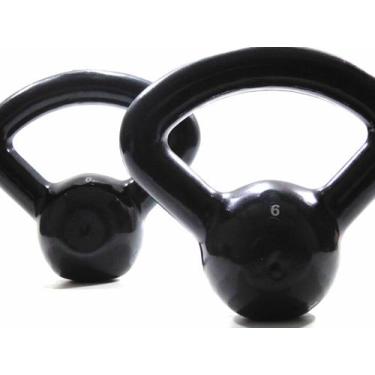 Imagem de Kettlebell 06KG Emborrachado PAR - Equipa Academia