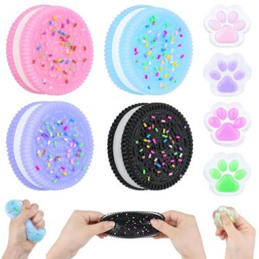 Imagem de Biscoito Squishy Fidget Toys Harkta Taba, 4 unidades com presente de p