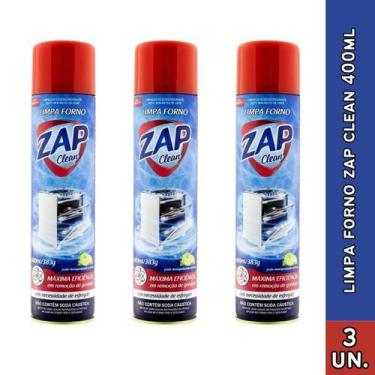 Imagem de Limpa Forno Zap Clean Spray 400ml, 3 unidades
