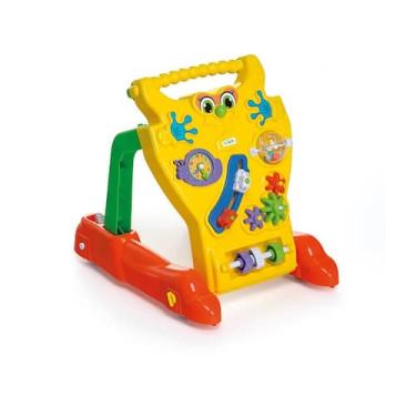 Imagem de Andador Didático Feliz Tateti 2 em 1 Atividades Motoras Brinquedo Bebê