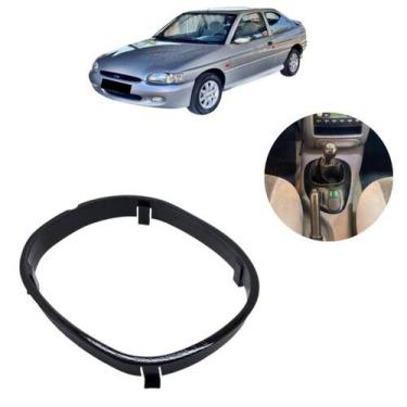 Imagem de Moldura Aro Base Console Alavanca Câmbio Manual Escort Glx 1997 Á 2002