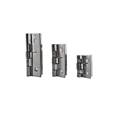 Imagem de Dobradiça de mola de 1/1,5/2/2,5 polegadas dobradiça automática para porta de armário para guarda-roupa e acessórios de móveis, mini micro ferramenta de dobradiça, 2 peças (6,3 cm)