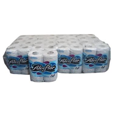 Imagem de Papel Higiênico Alveflor Neutro FS - Fardo c/64 rolos de 30m cada