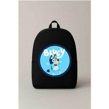 Imagem de Mochila Escolar Estampada Cachorrinho Bluey Fofo Bolsa Ideal Para Pass