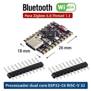 Imagem de Módulo De Desenvolvimento SuperMini Single-Core ESP32-S3 ESP32-C3 ESP3