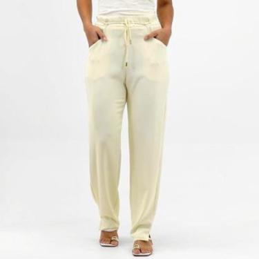 Imagem de Calça Pacific Blue em Tecido Reta Feminina-Feminino