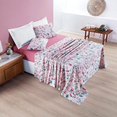 Imagem de Jogo de Cama Casal Queen 4 Peças Microepercal 200 Fios - Coleção Avere