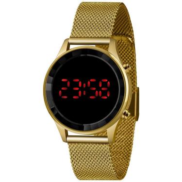 Imagem de Relógio Lince Feminino Digital LDG4647L PXKX Dourado-Feminino