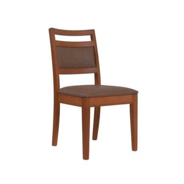 Imagem de Cadeira Caribe Madeira Maciça - Refinatto, Amêndoa
