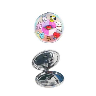 Imagem de Espelho De Maquiagem BT21 Portátil Holográfico Miniso