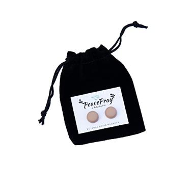 Imagem de PeacePray 2 peças de ímãs Hijab preto fosco forte com bolsa de armazenamento, pinos magnéticos Hijab brilhantes premium para mulheres, pinos magnéticos Hijab verdes e azuis atualizados, Metal, Sem pedras preciosas,