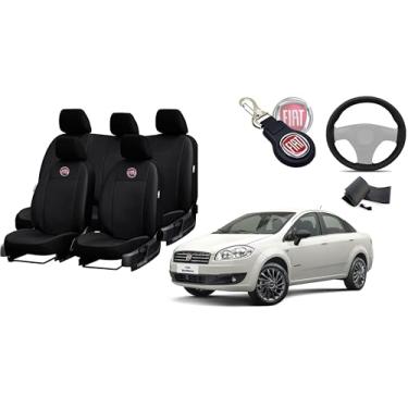 Imagem de Capa de couro para o banco linea 2008-2016 proteção impermeável