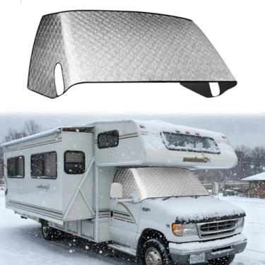 Imagem de Emeland Capa de para-brisa dianteira E450 Classe C RV (1997-2025) – Bloqueador solar e protetor de neve para motorhome