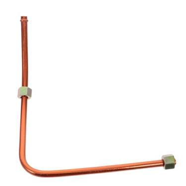 Imagem de SOLUSTRE Linha de mangueira de tubo de escape de substituição de compressor de ar projetada para peças de tubos de compressor acessórios de tubulação de compressor de ar de alumínio