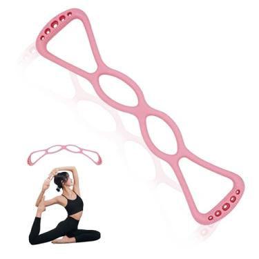 Imagem de VKSG 4 anéis elásticos ajustáveis de resistência para malhar, caminhar em casa, faixas elásticas para exercícios para mulheres e homens, fitness, ioga, pilates - antiderrapante, borracha durável, uso