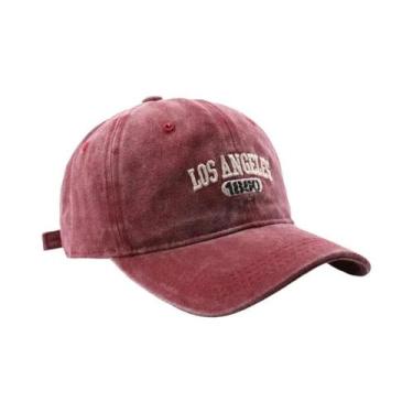 Imagem de Boné De Beisebol Retro Vintage De Algodão Unissex Bordado, Chapéu Casu