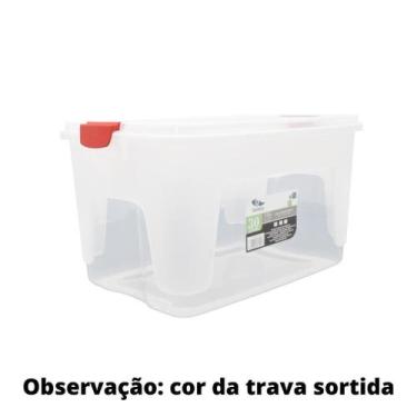 Imagem de Caixa Organizadora Travas 30 Litros Rischioto Cor Da Trava
