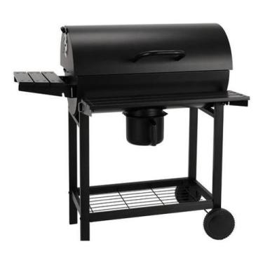 Imagem de Churrasqueira Bafo Defumador Carvão 101X107X65Cm - Preto - Naterial