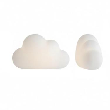 Imagem de Luminária Pendente Nuvem Branca para Quarto Infantil/Bebê - Decoração Lúdica