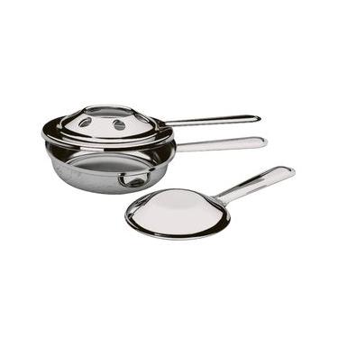 Imagem de Fogareiro Grande com Abafador Brinox Plátanos 1008/000 em Aço Inox