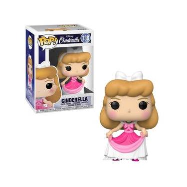 Imagem de Boneco Funko Pop! Disney - Cinderela de Vestido Rosa