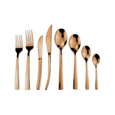 Imagem de Faqueiro 48 Peças Fracalanza Ravel em Aço Inox - Cobre