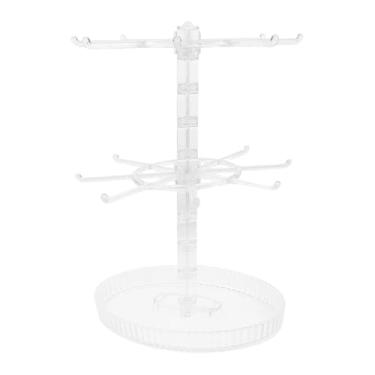 Imagem de Baoblaze Suporte giratório para joias, expositor de pulseiras e colares para mesa, cômoda ou loja, Limpe O Nível 2