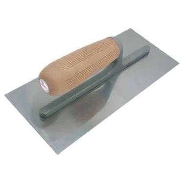 Imagem de Desempenadeira  Lisa Cabo Aberto 27X12  Aço Inox Compel 2410