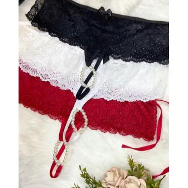 Imagem de Calcinha Tailandesa Ajustável em Renda e com Laços - Sofia - SolSeduo,
