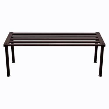 Imagem de MultirackX Suporte de metal para plantas, rack de exibição de alumínio à prova de ferrugem, suportes de exibição de plantas, suportes de decoração para sala de estar, jardim, varanda, pátio (perna de