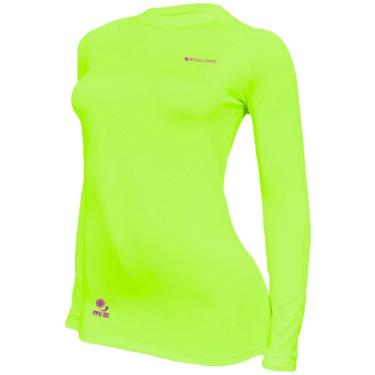 Imagem de Camisa Feminina Térmica Stigli Pro Proteção Solar FPU 50 Manga Longa Luna Poliamida-Feminino