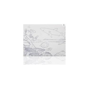 Imagem de Tela para Pintura em Algodão e Cretone, 40 x 30 cm, com Estrutura em Madeira, para Artistas, Óleo e Acrílica