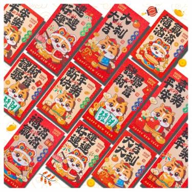 Imagem de Envelopes vermelhos chineses, 36 peças, lindo envelope de ano novo, bolso vermelho, 2026, cavalo lunar, pacote de dinheiro da sorte, Hong Bao, para festival de primavera, casamento, aniversário