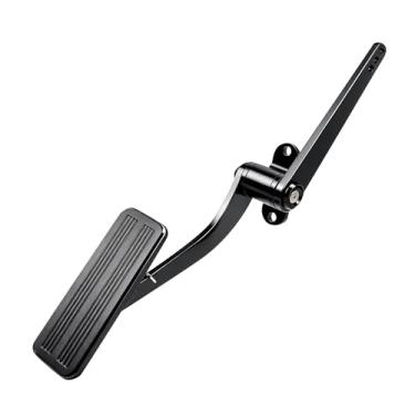 Imagem de GDMOTUPART Pedal de acelerador universal, universal antiderrapante de alumínio, suporte de firewall com sensor para haste de rato de rua para Chevy para Ford para Mopar