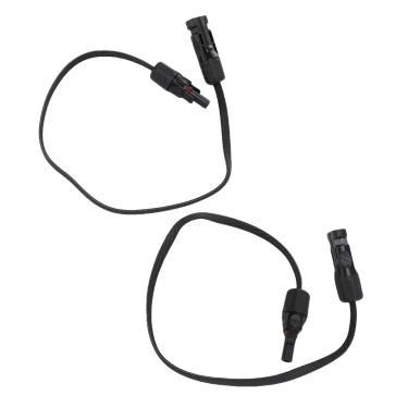 Imagem de GOTOTOP Cabo de Extensão Solar, Cabo de Extensão do Painel Solar 6mm² Core de Cobre IP67 Com Conectores Femininos Masculinos Pré-instalados para o RV Marine (0,5m / 1,6ft)