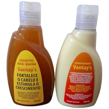 Imagem de Kit Shampoo e Condicionador Antiqueda Vantays - Camomila para cabelos loiros