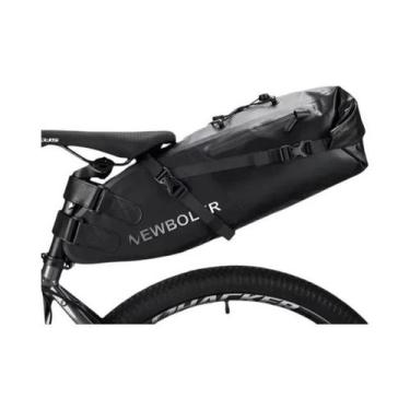 Imagem de Bolsa De Selim Para Bicicleta NEWBOLER Impermeável E Dobrável De 13L, 