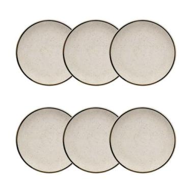 Imagem de Conjunto de Pratos de Sobremesa 06 Peças Unni Brisa Oxford