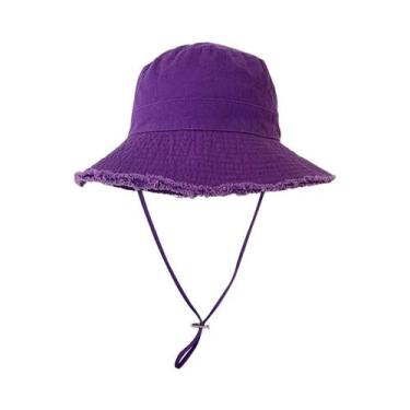 Imagem de Chapéu De Praia Dobrável Com Franjas Para Mulheres, Proteção Solar, Co