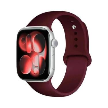 Imagem de Pulseira De Silicone Esportiva De 46mm, 42mm, 45mm, 44mm, 40mm Para Ap