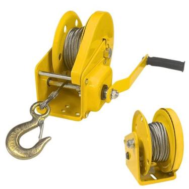Imagem de Guincho Manual Carretilha com Freio 810Kg com 12Mts Cabo de Aco GC810F