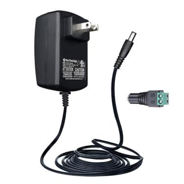 Imagem de Adaptador de fonte de alimentação de 12 V 2 A 3 m, CA para CC 24W 2000mA 1500mA 1000mA 500mA cabo de alimentação de substituição com conector de cilindro CC para fita de LED, câmera CCTV, roteador e