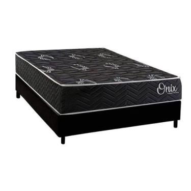 Imagem de Cama Box NOVO + Colchão Espuma Kappesberg D28 Anatômico Onix + Base CR