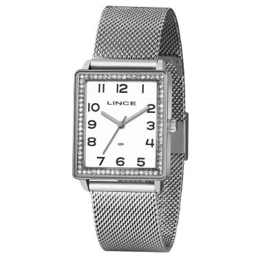 Imagem de Relogio Lince Feminino Lqm4665L B21Sx Prata Quadrado