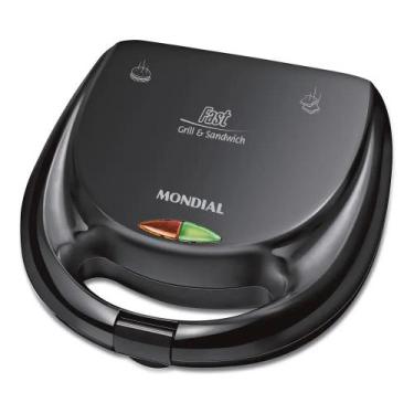 Imagem de Sanduicheira Fast Grill e Sandwich Mondial 750W - S-12