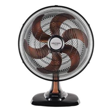 Imagem de Ventilador oscilante Mesa Turbo 6 pás 50cm Bronze Premium Co - Ventiso