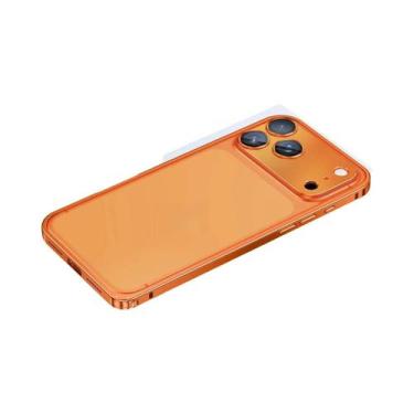 Imagem de Capa De Metal Em Liga De Alumínio Para iPhone 17 pro Max 16 15 14 13 C