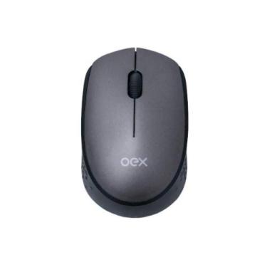 Imagem de Mouse Bluetooth E Wireless 1000 Dpi Oex Cozy Ms602 Prata